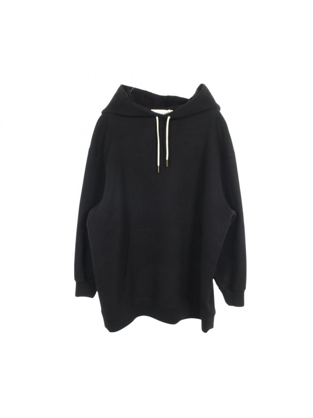 Celine Hoodie Double Face Oversize Black Cashmere